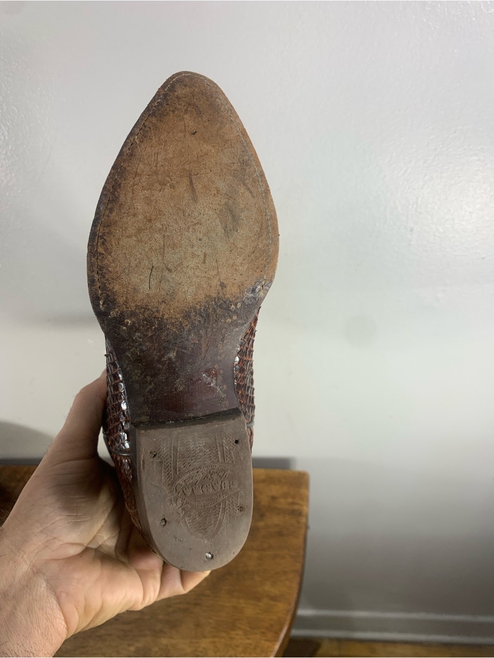 Vintage Cuadra python snakeskin cowboy boots - Picture 10 of 12